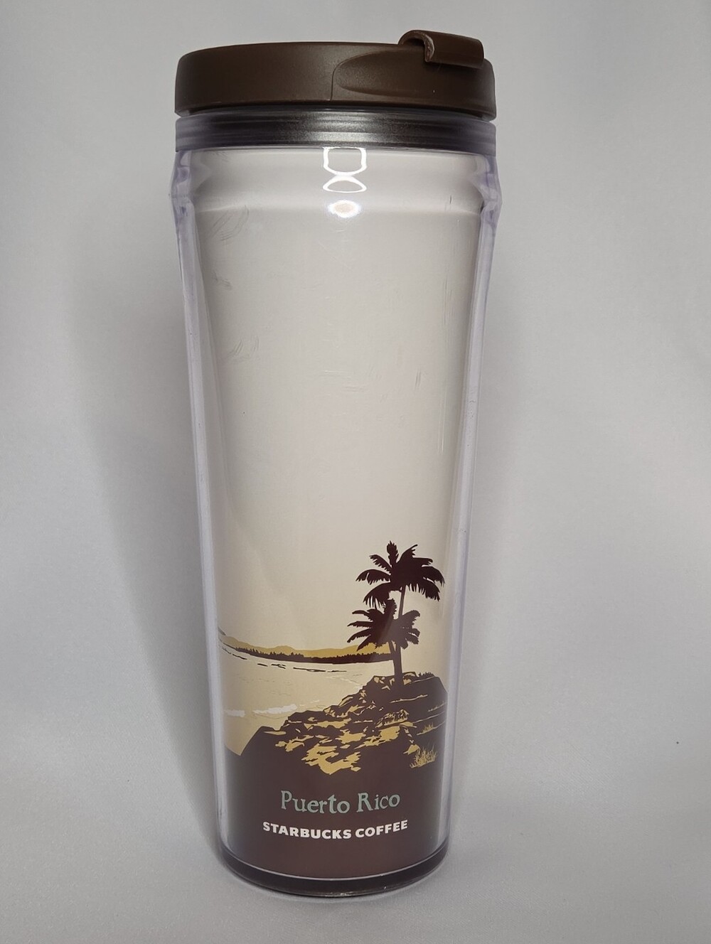 2004 Starbucks Global Icon Collection Puerto Rico Double Wall Tumbler/Cup 12 oz. - Picture 4 of 9